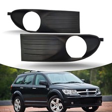 For 2009 - 2013 Dodge Journey Fog Light Trims Lamp Frame Cover Pair Lr Side