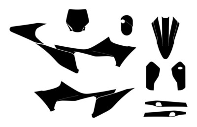 Stark Varg Future Electric Moto Vector Graphics MX Template 1:1