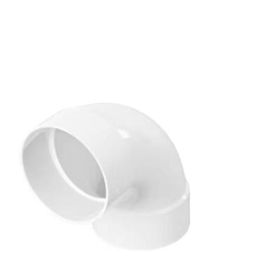 PVC S&D 90° Long-Turn Elbow, 4 In. Hub X Hub