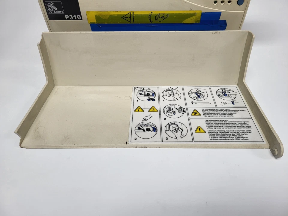 Zebra Eltron P310 Thermal ID Card Printer Parts (Powers On, Untested) - Image 3 of 4