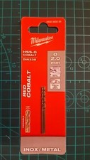 Milwaukee Drill Bits For Metal HSS G RED COBALT Stainless Steel Jobber Drill Set
