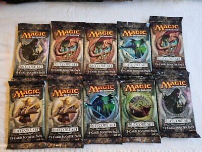 Magic the Gathering 2011 Core Set Booster Packs - MTG Factory Sealed | eBay
