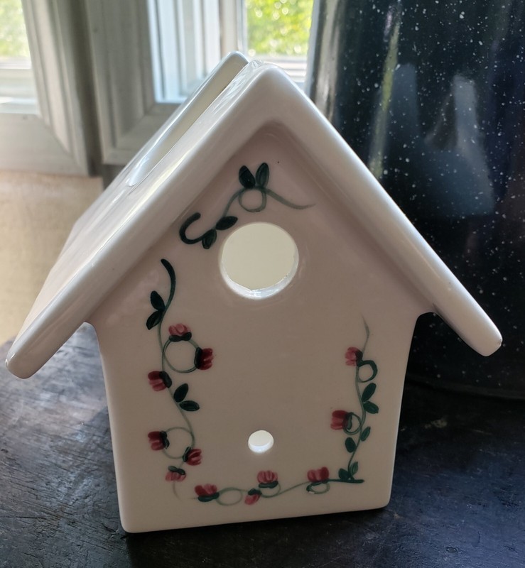 Ceramic Bird House Wall Decor