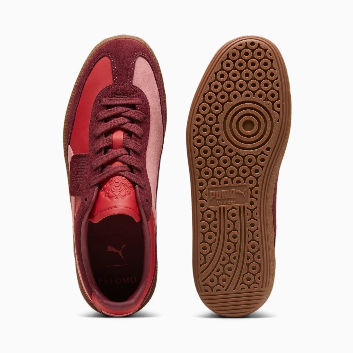 Puma Palermo PALOMO Sneakers LifeStyle Shoes Team Regal Red
