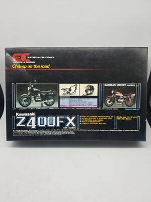 Kawasaki Z400FX Motorcycle 1/15 Model Kit Union Model Co. Open Box Unbuilt 