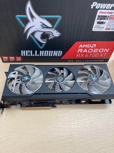 PowerColor Radeon RX 6700 XT 12GB Hellhound Gpu - 第 1/5 張圖片