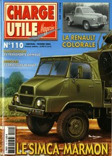 CHARGE UTILE n°110 02/2002 Transports GRIMAUD SIMCA MARMON RENAULT COLORALE 