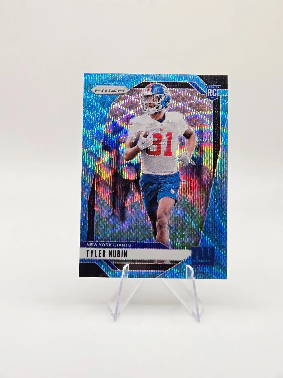 Tyler Nubin 2024 Panini Prizm RC Blue Wave SP /230 #395 Giants