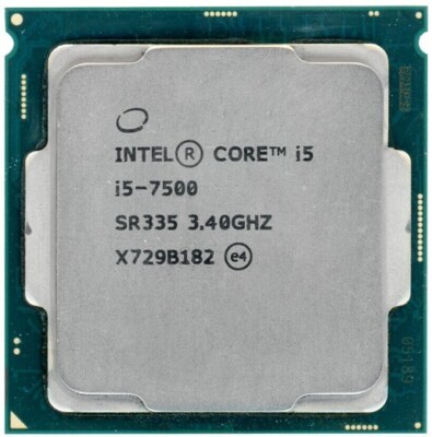 Working! Intel Core i5-7500 Processor (3.4 GHz, 4 Cores, LGA 1151) - SR335