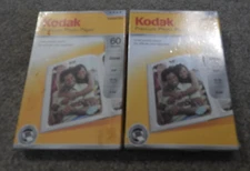 Kodak Premium Photo Paper 60 Sheets 4x6 Gloss Brand Instant Dry Sealed New 2Pack