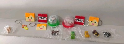 Minecraft TNT Lot: Keychains & Mini Figures