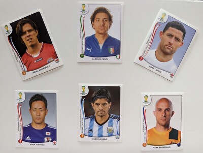 Panini FIFA World Cup Brazil 2014 Stickers - Pick what you need: 00 - 639