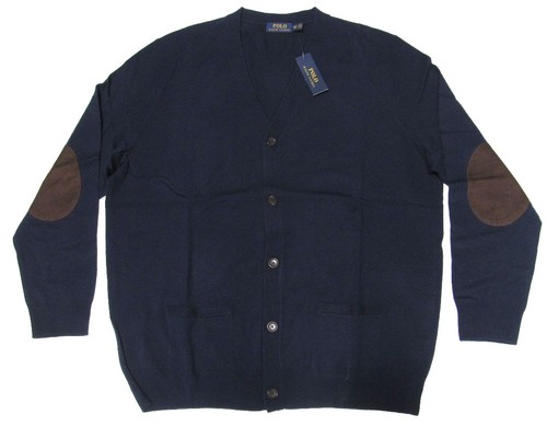 Polo Ralph Lauren Mens Wool Leather 