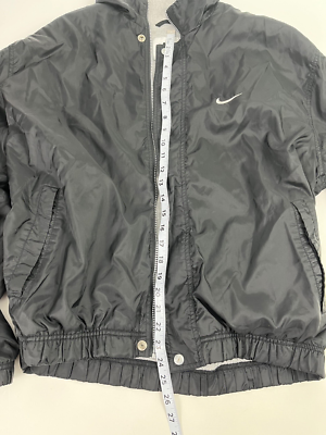 NIKE RFC# NME 920220 KL4 Vintage Windbreaker Jacket Black Size L