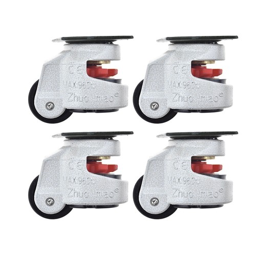 GD-40F 4Pcs Leveling Adjustment Casters Low Noise Universal Wheel