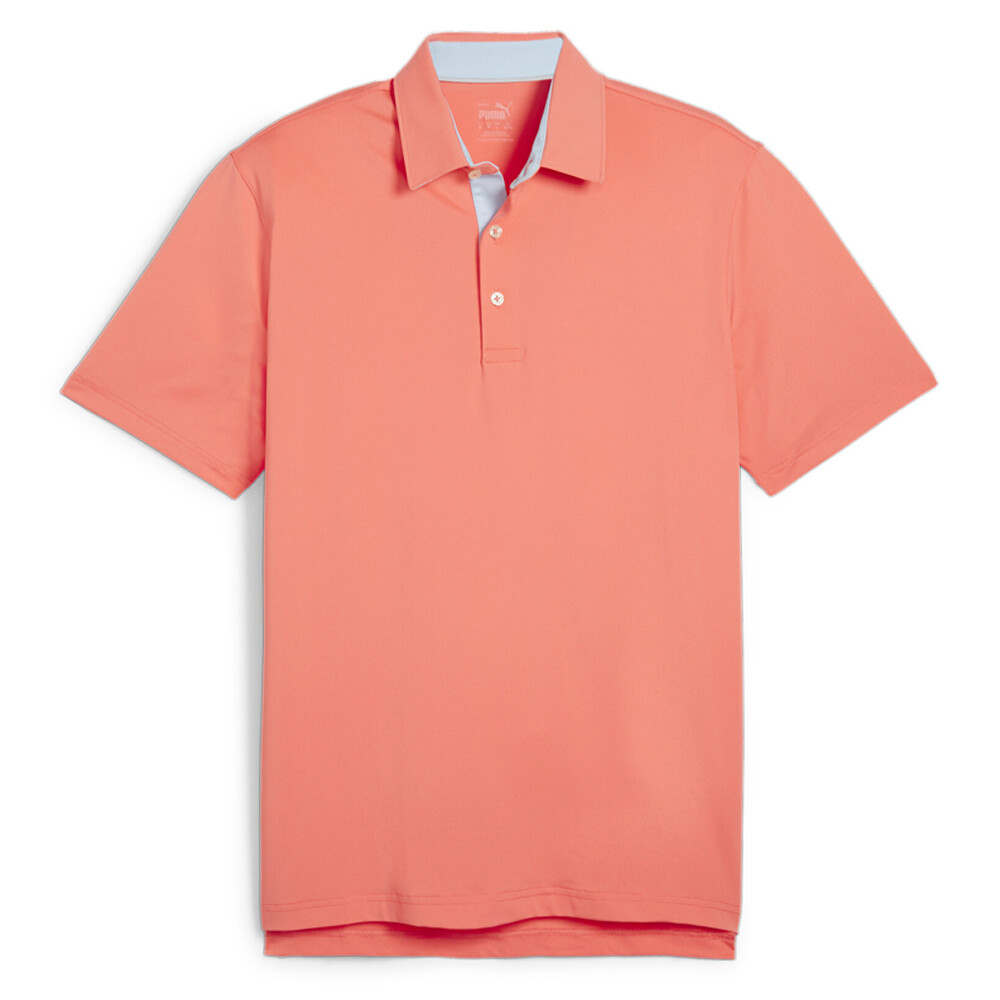 Рубашка поло Puma Mattr Brigade Golf с коротким рукавом мужская оранжевая повседневная 62447111