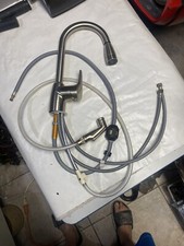 CFG Pull-Down Spray Kitchen Faucet Stainless Pre Owned As Is Free Return 3