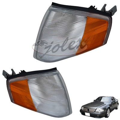 Blinker Blinkleuchte weiss-gelb orange rechts+links für Mercedes SL R129 W129