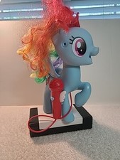 My Little Pony Singing Rainbow Dash Karaoke Mic Microphone Figure Toy Works
