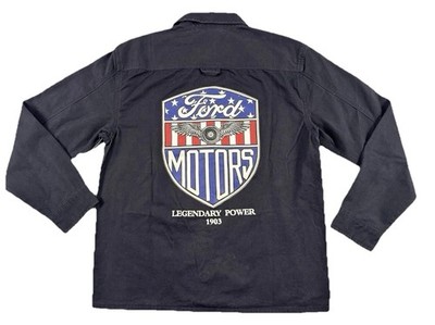 NWT Ford Motors Heavy Twill Chore Mechanics Jacket - Size Medium / M