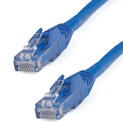 StarTech 10' Snagless Cat 6 Patch Cable with RJ-45 Male Connectors, 24 AWG, Blue