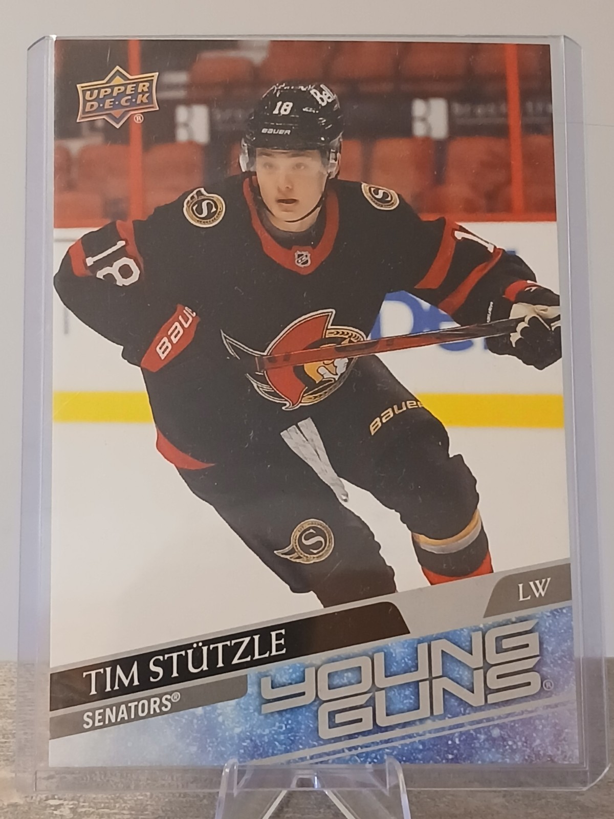 2020-21 Upper Deck Tim Stutzle (Jumbo) Young Guns RC #482 Ottawa Senators