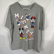 Camiseta Mickey & Friends Gris Gráfico XL 16-18 Pato Donald Mickey Mouse