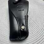 Vintage Bucheimer LA CALIF CLARK Made COMBAT B13A-14 RH Black Leather HOLSTER — photo 8