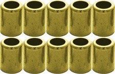 Brass Ferrule for Air and Water Hose 7323 1/4" ID/.525 ID/1.000 L/.375 P 10-Pack