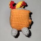 Emotional Support Crochet Dumpster Fire Creative Crochet Funny Toy Gifts — photo 5