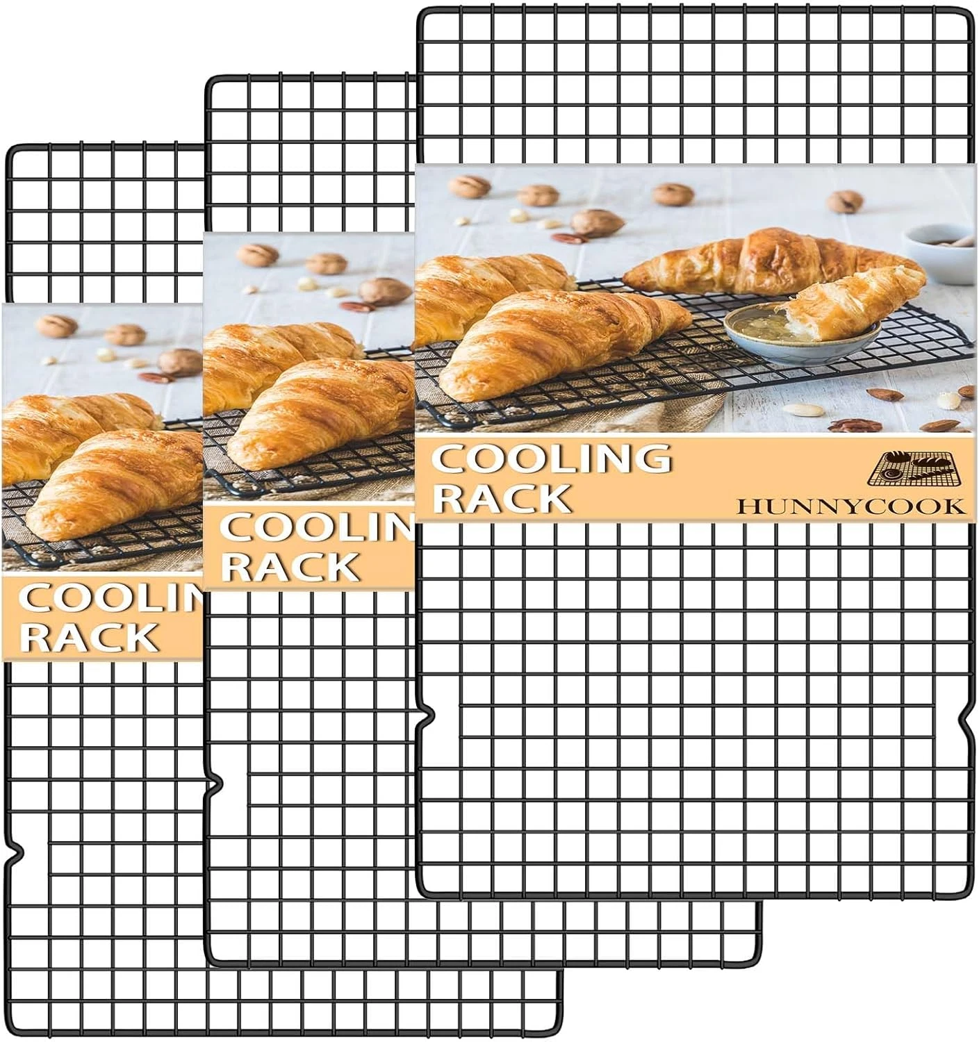 15.8”×9.8” Cooling Rack, 3P Stainless Steel Baking Rack, Oven Safe Cooling Racks
Opens in a new wind