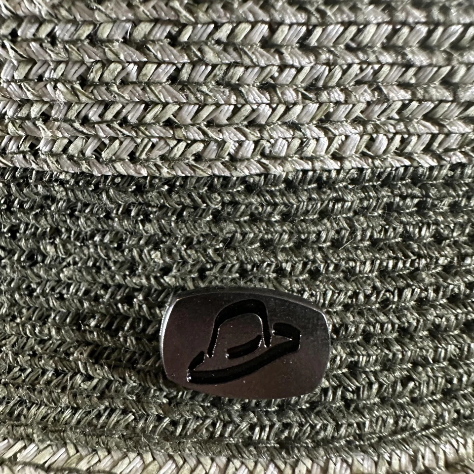 Sombrero Borselino Fedora Ajustado Para Hombres 56 Paja Papel Cáñamo Ligero Hecho en Italia Foto 3 de 4