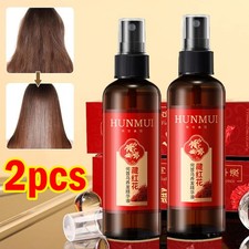 2PC Hair Care Spray Saffron and Polygonum Blackening Strengthening Hair Spray
