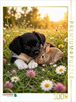 Calvendo Puzzle Two Little Hearts | 1000 Pieces, Finished Size 25.2 × 18.9 In (6