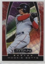 2019 Panini Chronicles Titan Ruby Wave Prizm /199 Mookie Betts #14 0ip8