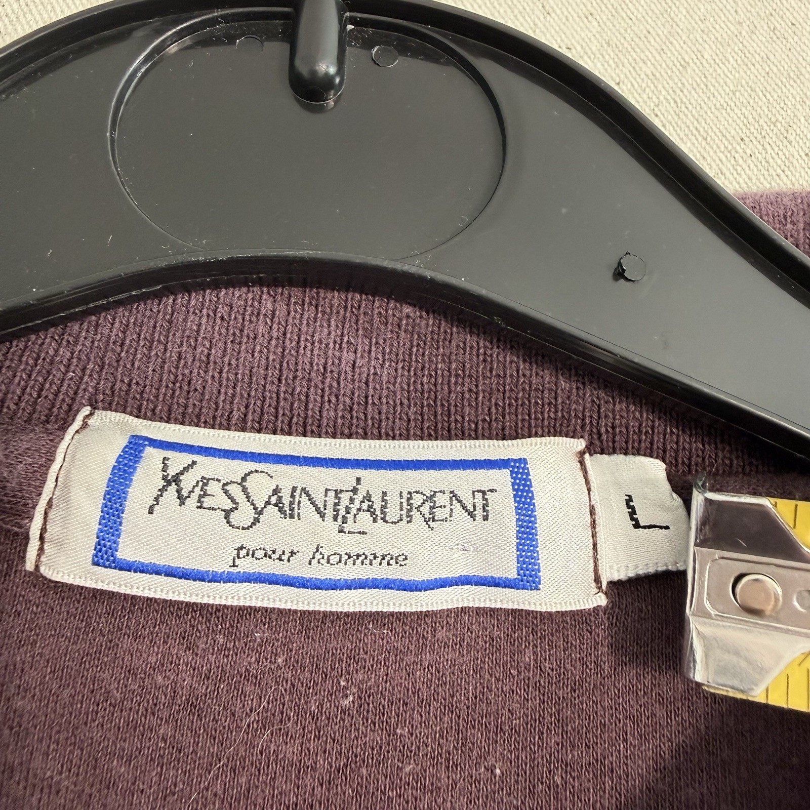 Vintage Yves Saint Laurent Pour Homme Polo Shirt … - image 3