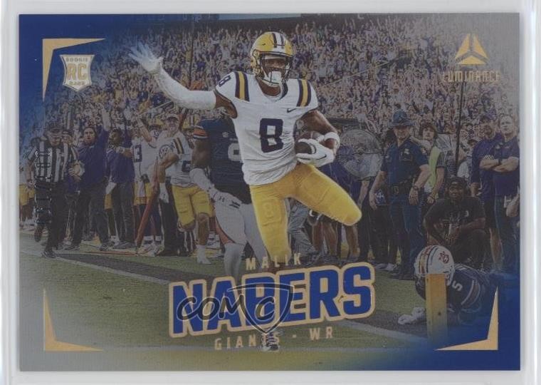 2024 Panini Luminance Rookies Blue 7/150 Malik Nabers #183 Rookie RC 8f7