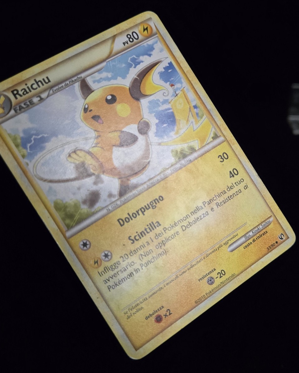 Pokémon TCG (Italian) - RAICHU #33 - HEARTGOLD SOULSSILVER
