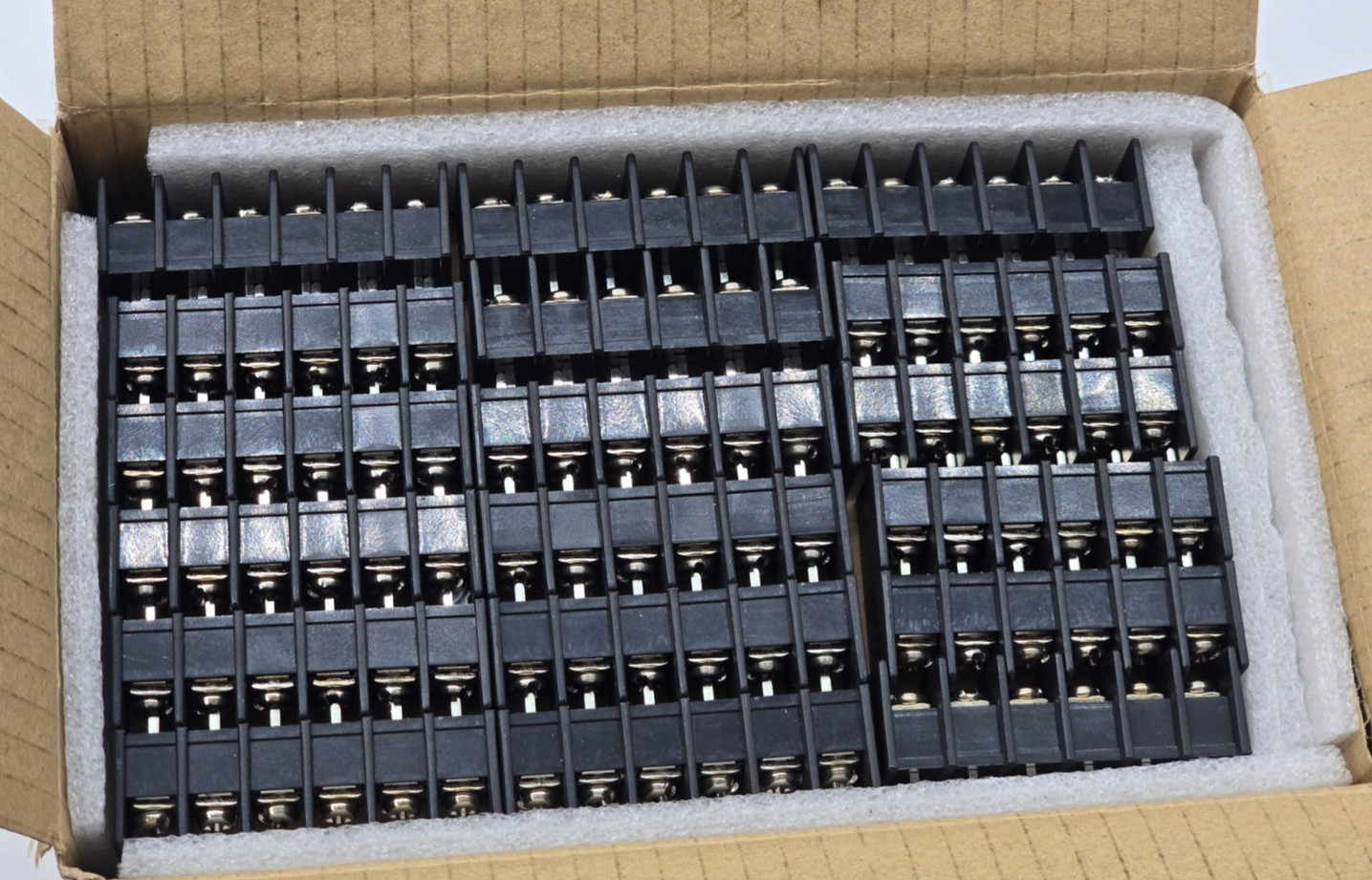 27each 6 Pin Barrier Terminal Block connector  Strips, 300v 20A 7.62mm Pitch