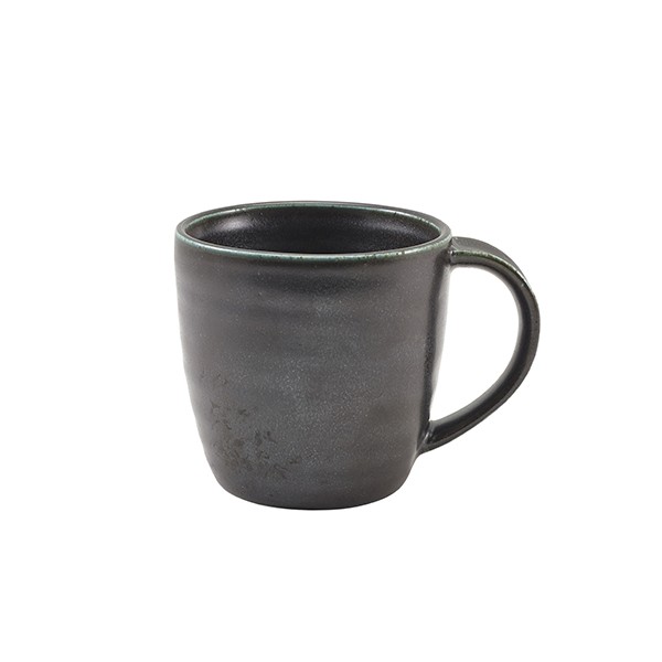 Terra Porcelain Black Mug For Hotel Restaurants 30cl/ 10.5oz Pack of 6