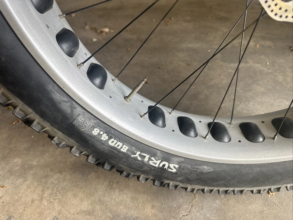 MEDIANO Surly Ice Cream Truck Fat Bike 26" Salsa/Payaso Zapato Ruedas Bud/Lou 4.8" Foto 3 de 4