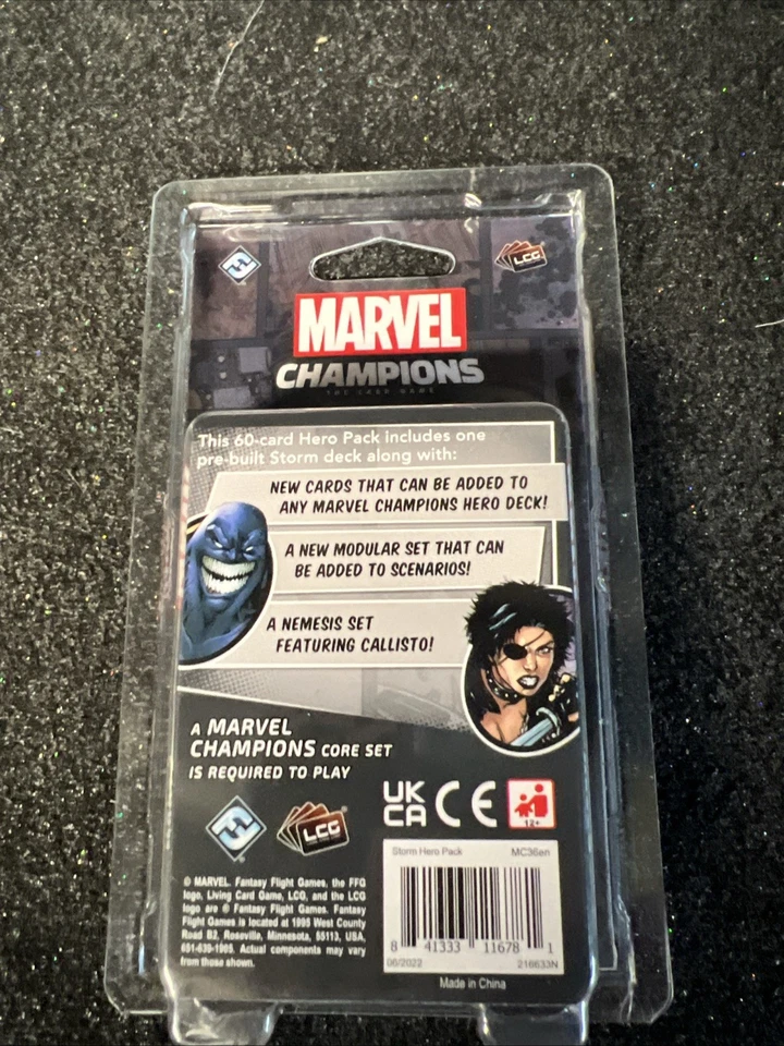 Storm Hero Pack Marvel Champions LCG Board / Card Game NIB FFG - Image 3 of 3