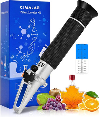 Refractometer Brix 0-90 Percent with ATC, Sugar Content Tester for Fruit Honey