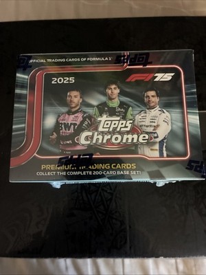 2025 F1 Topps Chrome Blaster Box