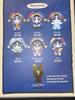 Amazing Digital Circus Pomni Possessed Animiniz Pendantz Blind Box