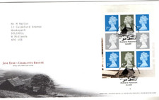 2005 JANE EYRE/CHARLOTTE BRONTE - HAWORTH H/S BOOKLET FDC FROM COLLECTION V29