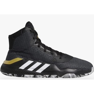 Adidas Pro Bounce 2019 High Basketball Shoes Black Gold F97282 Mens 10 Hoops