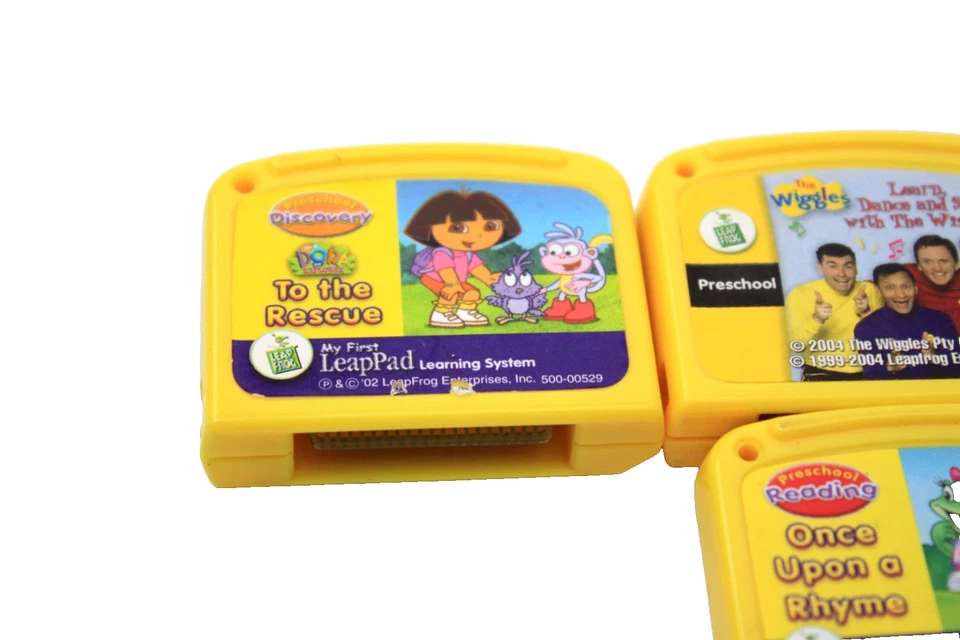 Lot of 4 My First LeapPad Games Dora The Explorer - Bob T.B. & More Games Only - Image 4 of 4