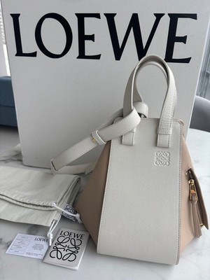 LOEWE Hammock Small Bicolor Leather Women Used From Japan