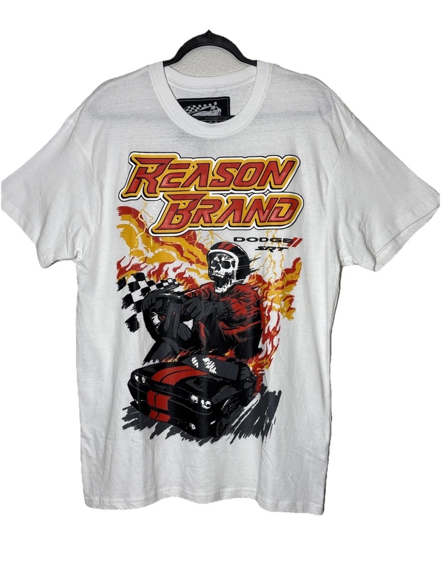 Dodge X Reason Men's Hellcat SRT Graphic Print T-Shirt Limited